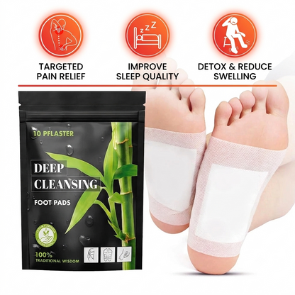 Herbal Detox Foot Patches – Natural Relief for Pain, Swelling & Daily Detox