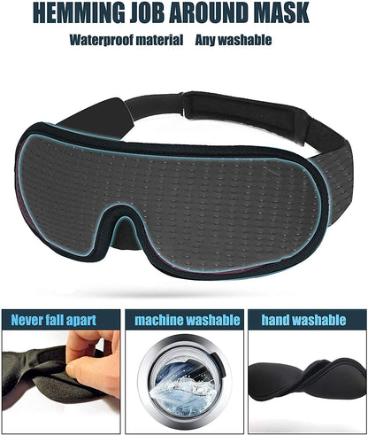 3D Soft Mask for Sleep with Lights Blockout