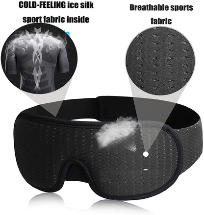 3D Soft Mask for Sleep with Lights Blockout