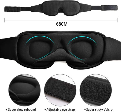 3D Soft Mask for Sleep with Lights Blockout