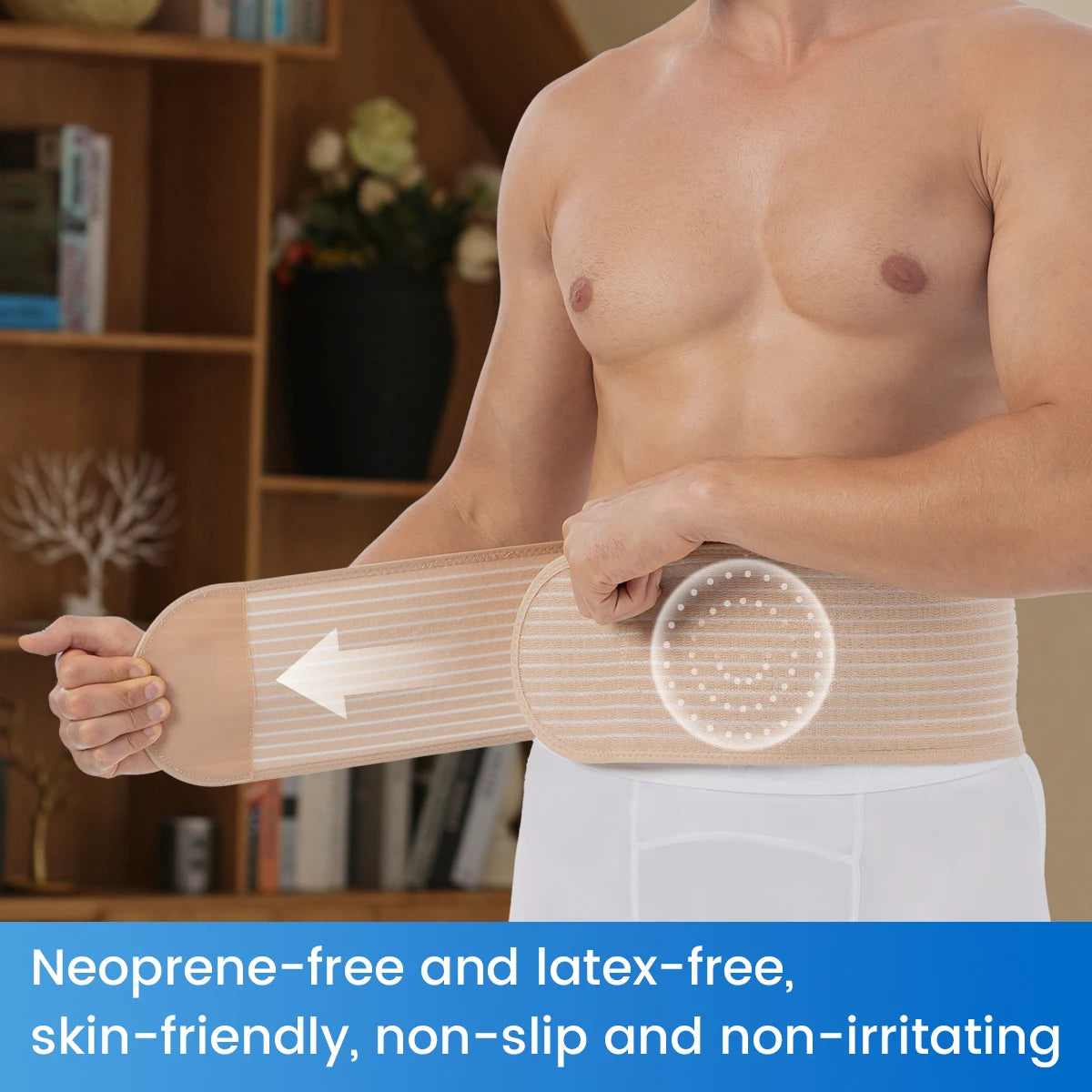 VELPEAU Umbilical Hernia Belt with Removable Compression Pad
