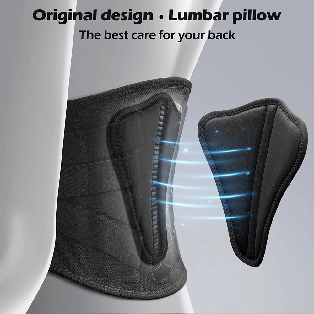 Back Brace with Soft Pad for Lower Back Pain