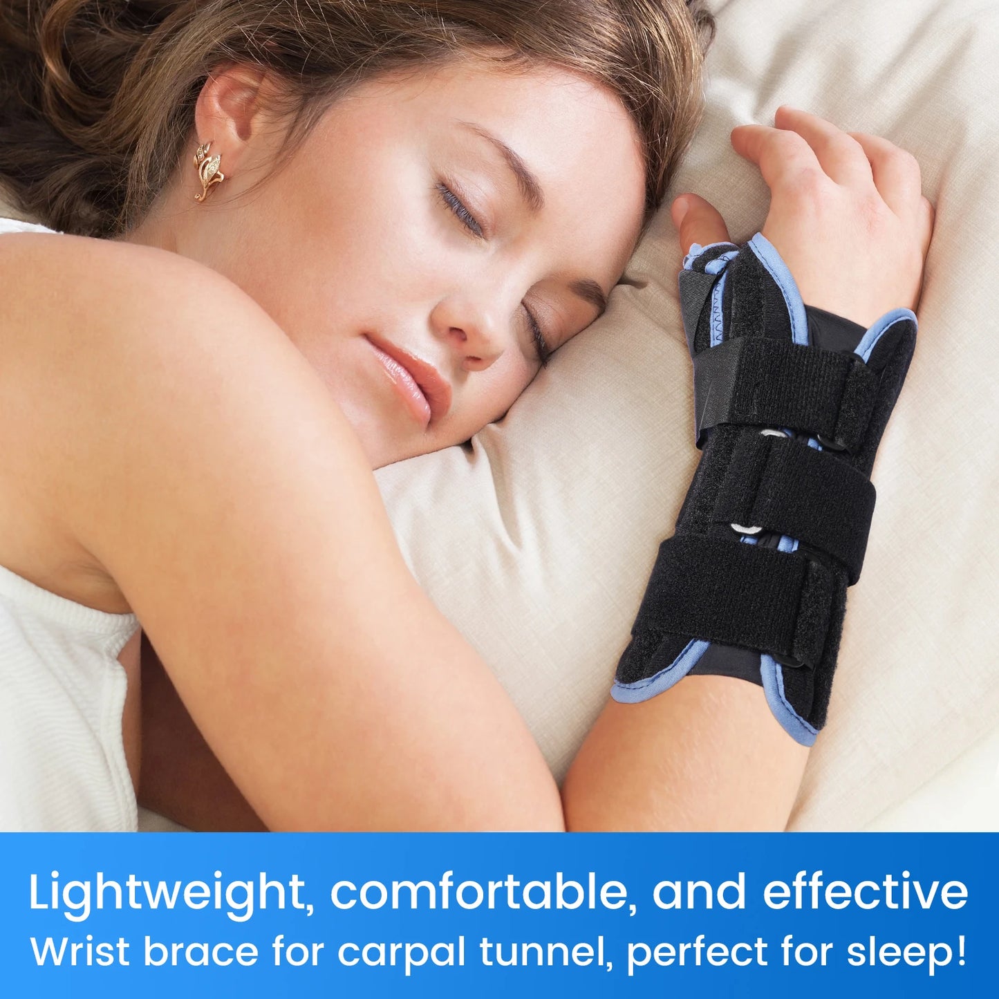 VELPEAU Wrist Splint Medical with Adjustable Thumb Support