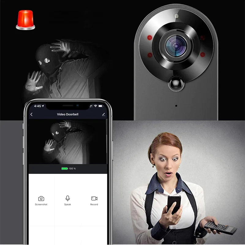 VisionGuard Wireless Doorbell with Nigth Vision