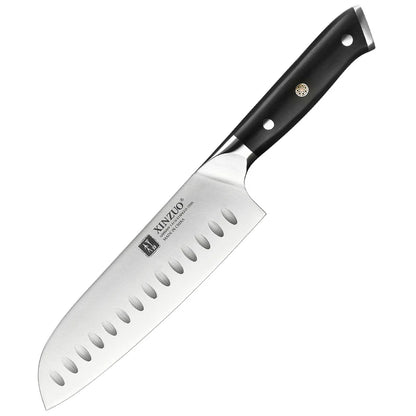 XINZUO Stainless Steel Chef Knife with Black Ebony Handles
