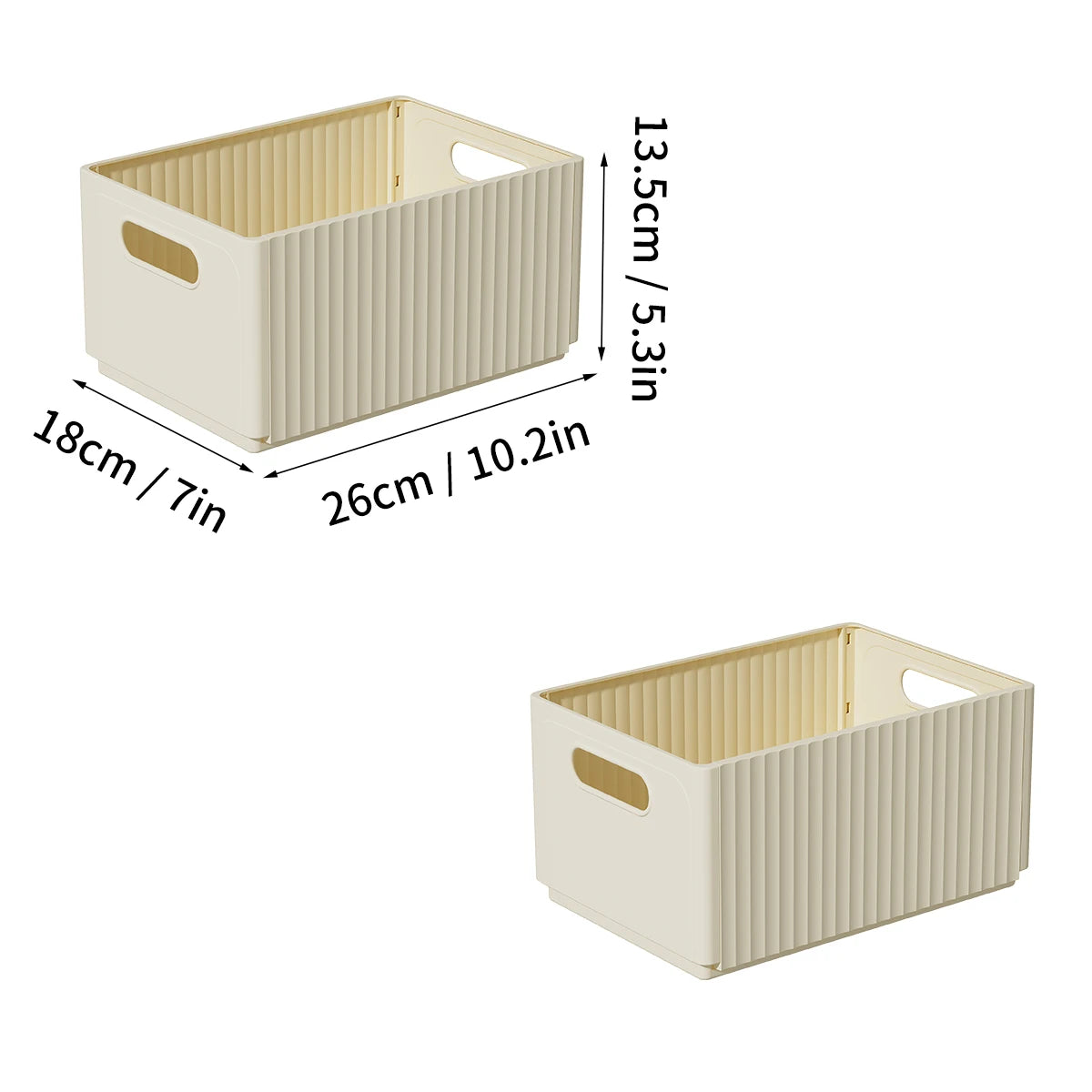 Multi-functional Foldable Plastic Storage for Kitchen