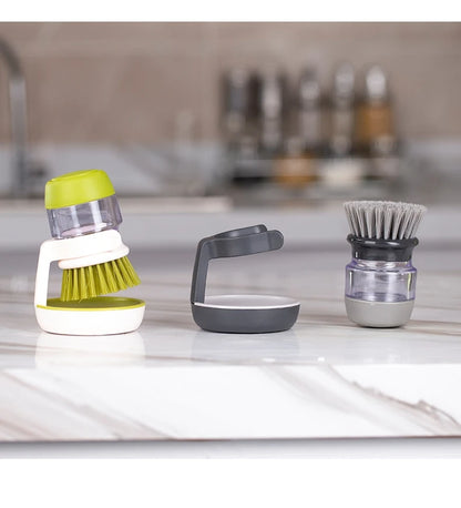 2-in-1 Soap Dispenser Dish Brush – Cleaner, Easier Dishwashing
