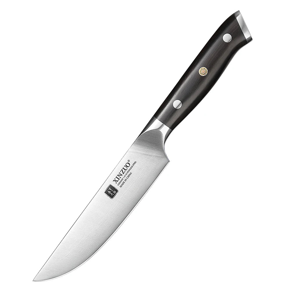 XINZUO Stainless Steel Chef Knife with Black Ebony Handles