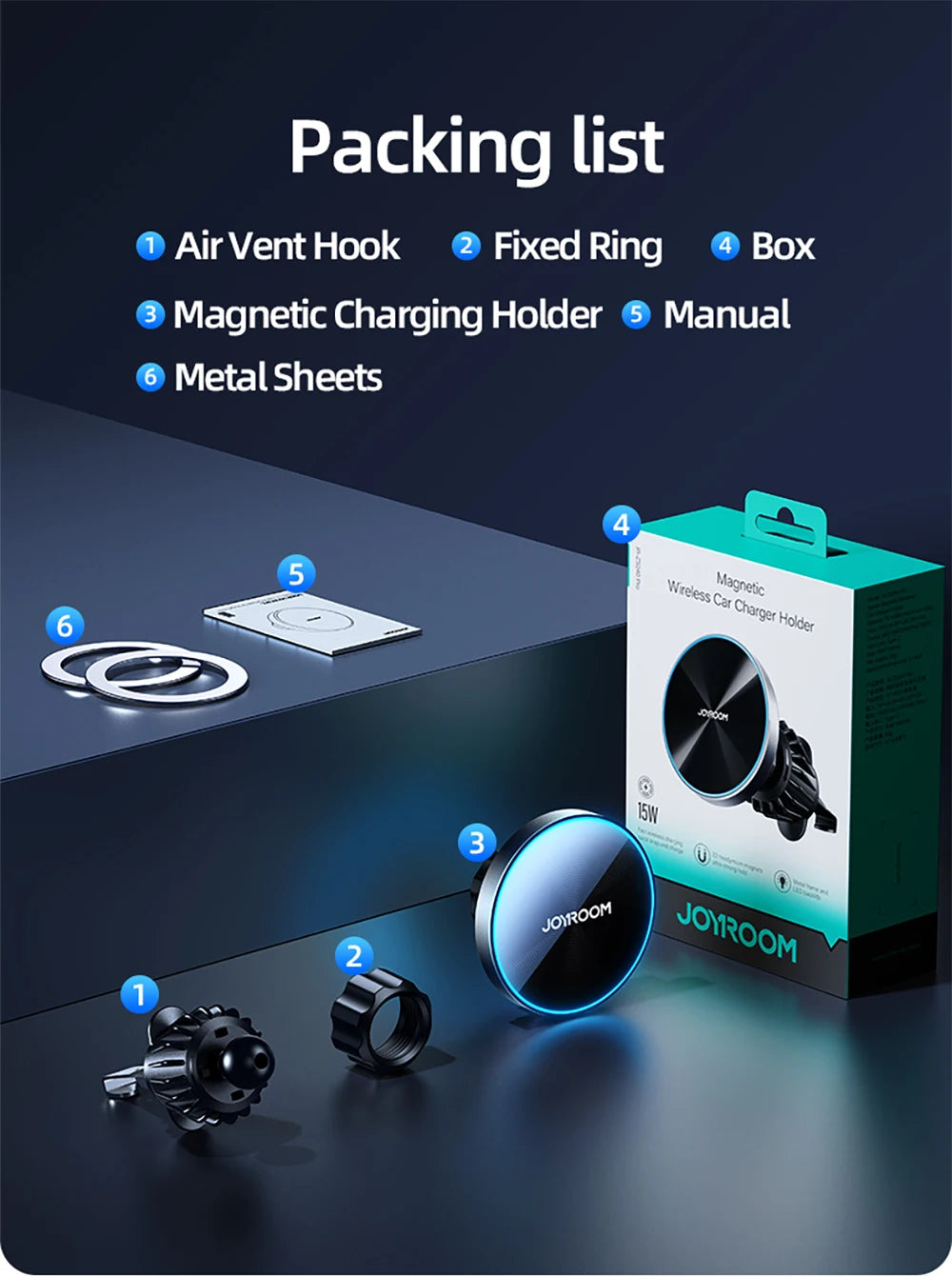 Joyroom Magnetic Fast Charge Holder