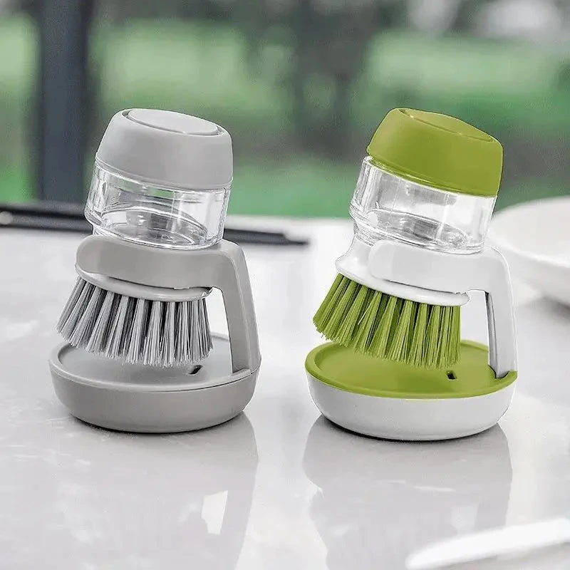 2-in-1 Soap Dispenser Dish Brush – Cleaner, Easier Dishwashing