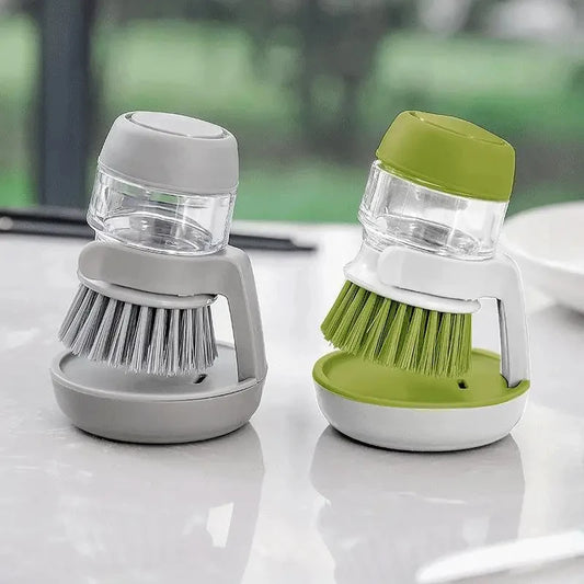 2-in-1 Soap Dispenser Dish Brush – Cleaner, Easier Dishwashing