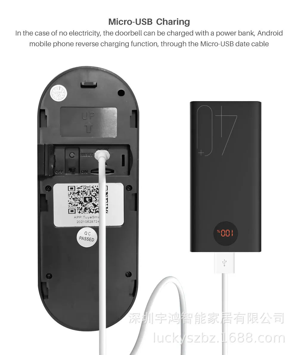 VisionGuard Wireless Doorbell with Nigth Vision