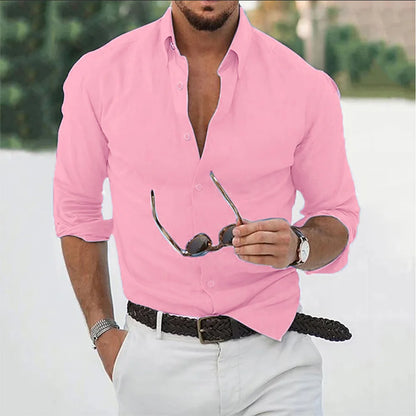 New Cotton Linen Shirts Wear