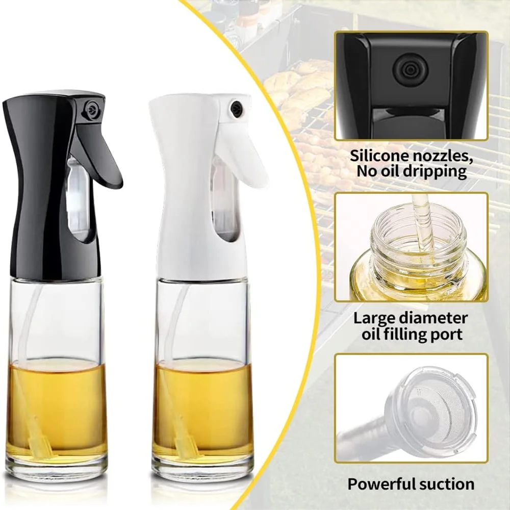 Oil Dispenser Bottle Sprayer Mist-Reusable