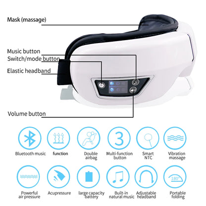 OptiRelax™ Bluetooth and Eye Massager