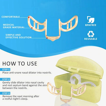 Anti Snore Nasal Dilator - Improve Sleeping