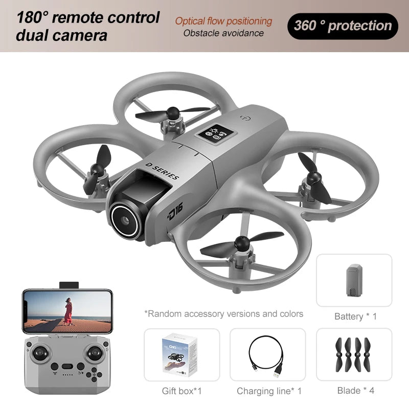 D16 Mini Drone 8K with HD Dual Camera 2026 NEW