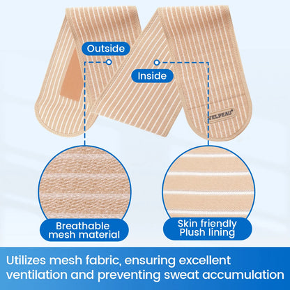 VELPEAU Umbilical Hernia Belt with Removable Compression Pad