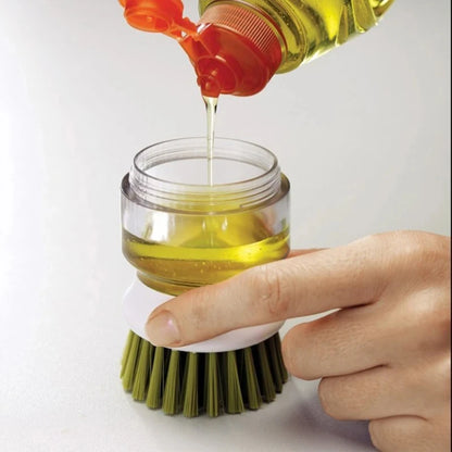 2-in-1 Soap Dispenser Dish Brush – Cleaner, Easier Dishwashing