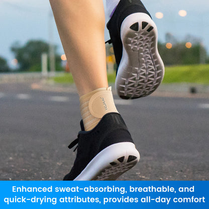 VELPEAU Ankle Compression Sleeve - Universal for Both Feet