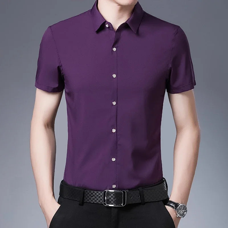 Men's Business Casual with Solid Color