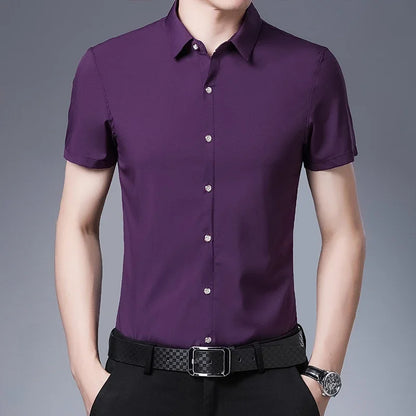 Men's Business Casual with Solid Color