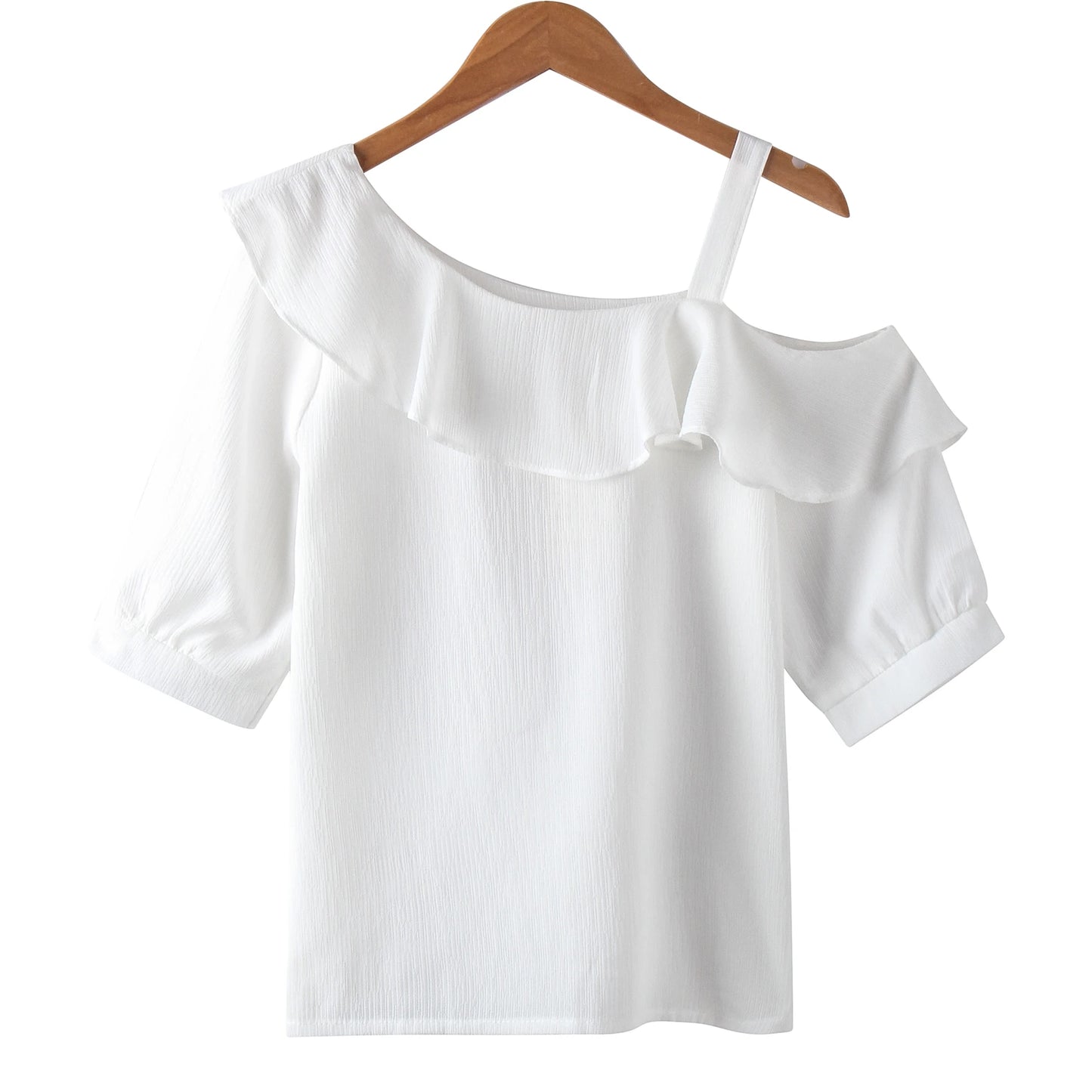 Women's Short-sleeved Chiffon Blouse