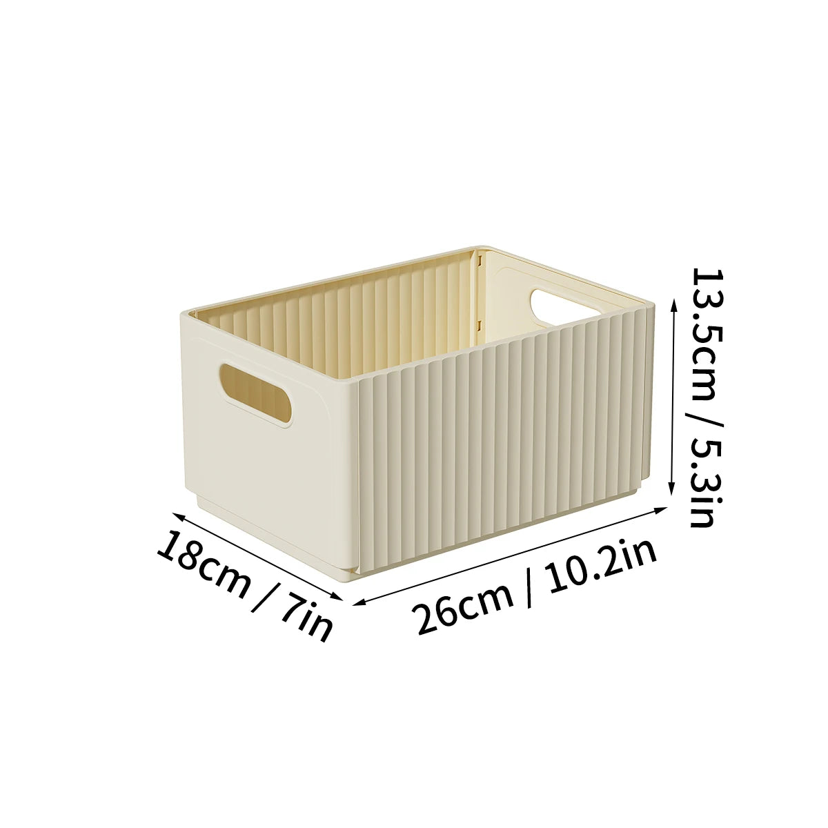 Multi-functional Foldable Plastic Storage for Kitchen