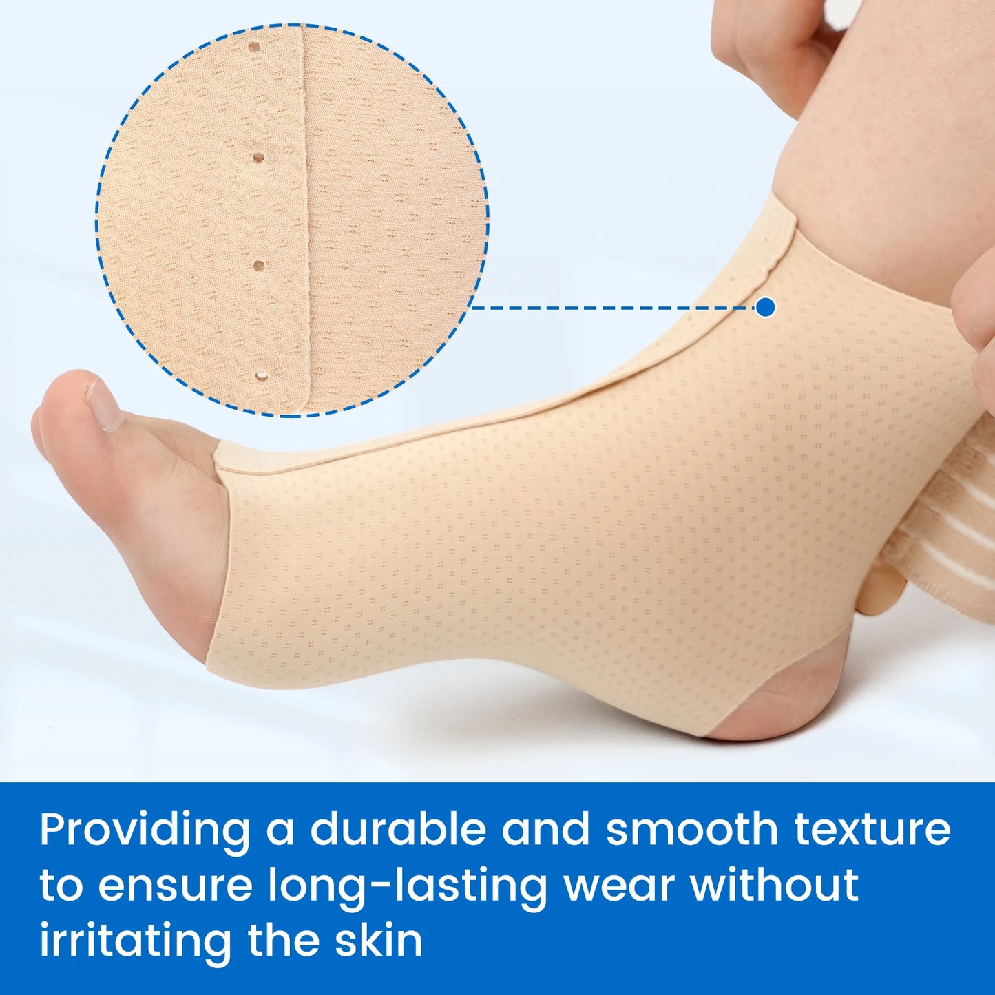 VELPEAU Ankle Compression Sleeve - Universal for Both Feet