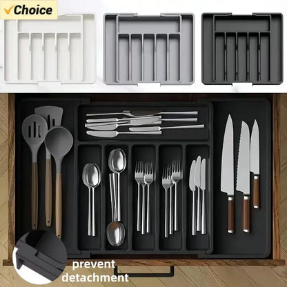 Adjustable Tableware Organizer – Kitchen Counter Utensils