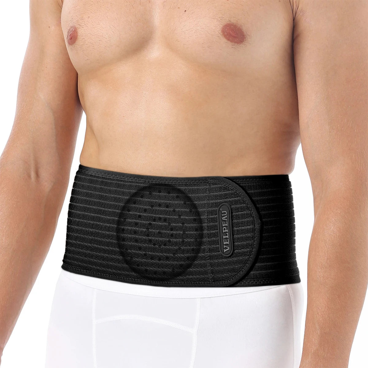 VELPEAU Umbilical Hernia Belt with Removable Compression Pad