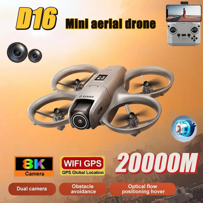 D16 Mini Drone 8K with HD Dual Camera 2026 NEW