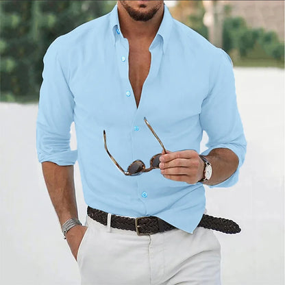 New Cotton Linen Shirts Wear