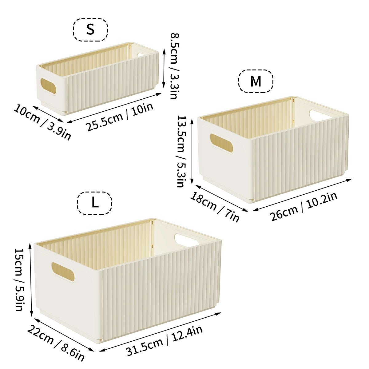 Multi-functional Foldable Plastic Storage for Kitchen