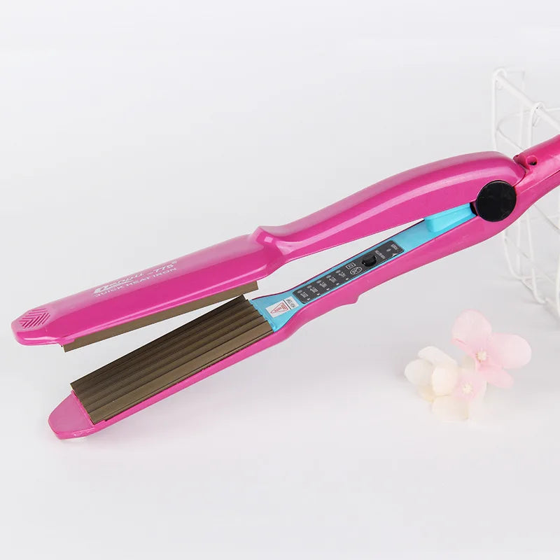 Professional Hair Crimper Curler Dry & Wet