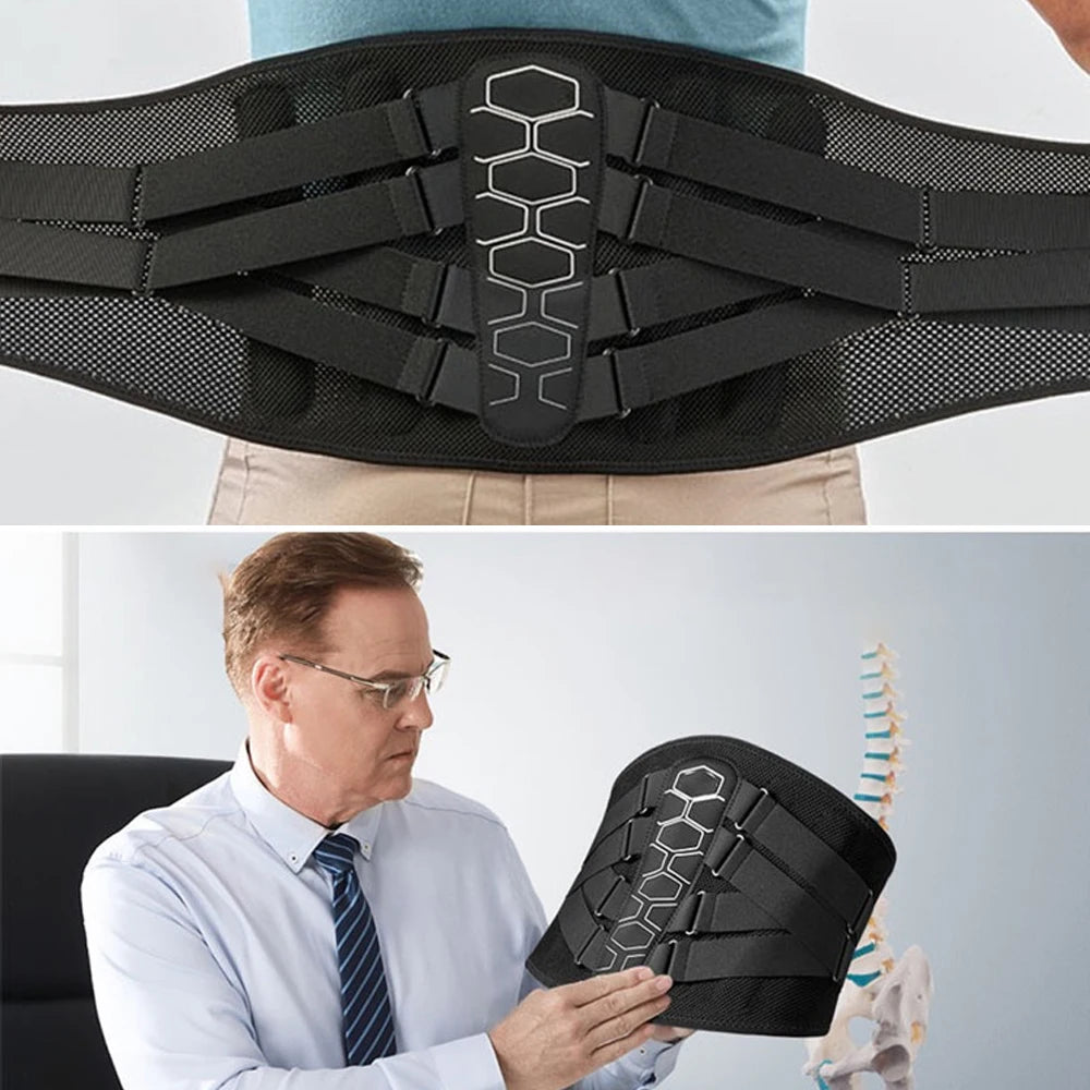Back Brace with Soft Pad for Lower Back Pain
