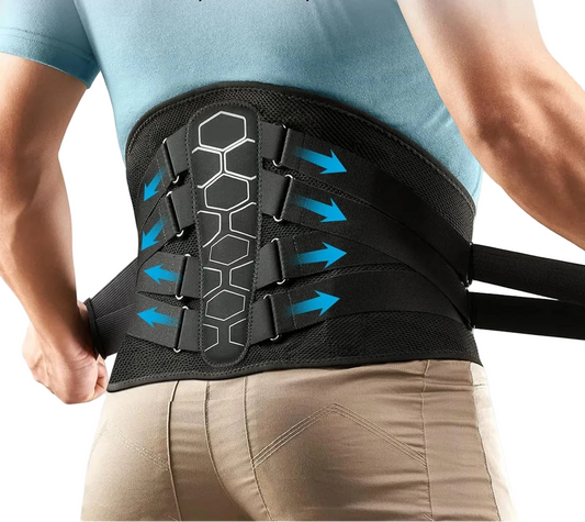 Back Brace with Soft Pad for Lower Back Pain