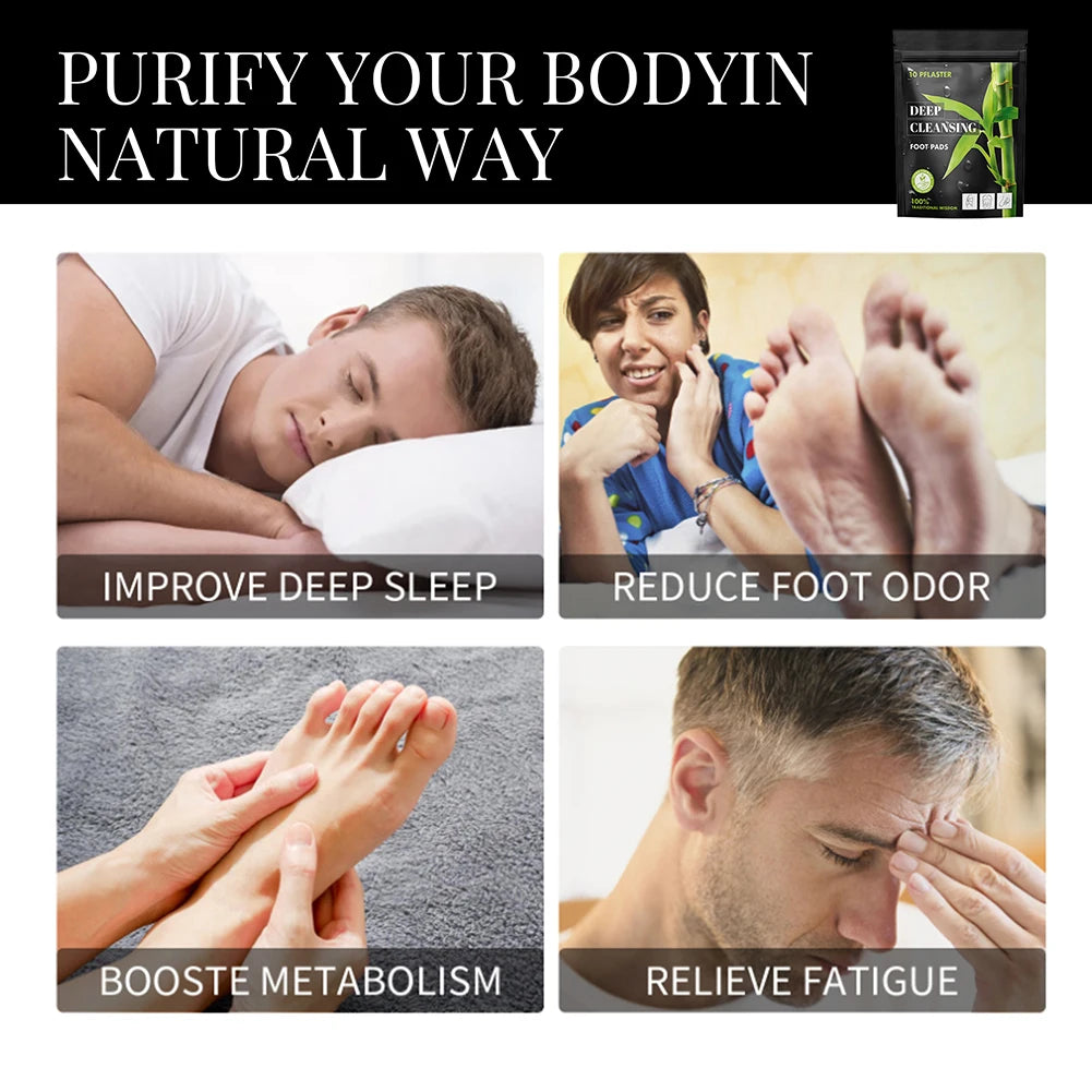 Herbal Detox Foot Patches – Natural Relief for Pain, Swelling & Daily Detox