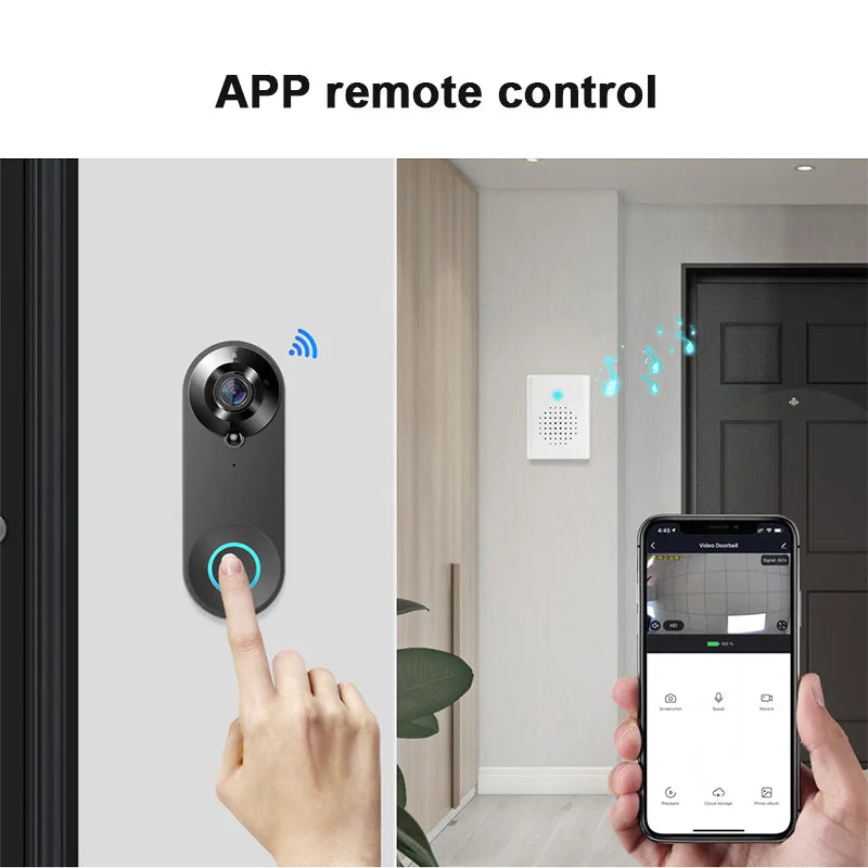 VisionGuard Wireless Doorbell with Nigth Vision
