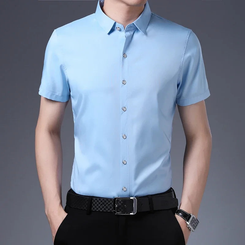 Men's Business Casual with Solid Color
