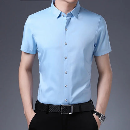 Men's Business Casual with Solid Color